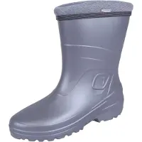 Demar Damen Gummistiefel LUCY Ultraleichte Regenstiefel gefüttert Garten Arbeitsschuhe EVA Grau 41