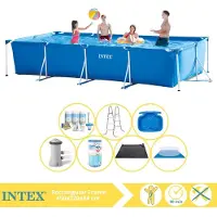 Intex Rechteckiger Frame Pool - 450x220x84 cm - 8-teilig S30299