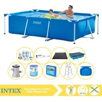 Intex Rechteckiger Frame Pool - 260x160x65 cm - 10-teilig S30108