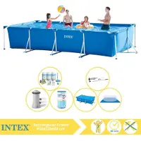Intex Rechteckiger Frame Pool - 450x220x84 cm - 7-teilig S30318