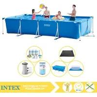 Intex Rechteckiger Frame Pool - 450x220x84 cm - 7-teilig S30315