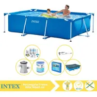 Intex Rechteckiger Frame Pool - 260x160x65 cm - 7-teilig S30132