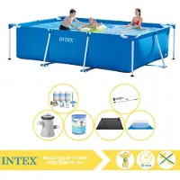 Intex Rechteckiger Frame Pool - 300x200x75 cm - 7-teilig S30211