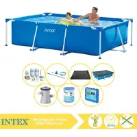 Intex Rechteckiger Frame Pool - 260x160x65 cm - 8-teilig S30107