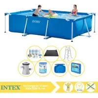 Intex Rechteckiger Frame Pool - 300x200x75 cm - 8-teilig S30180