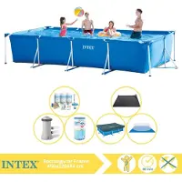 Intex Rechteckiger Frame Pool - 450x220x84 cm - 7-teilig S30294