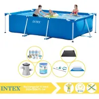 Intex Rechteckiger Frame Pool - 300x200x75 cm - 7-teilig S30198