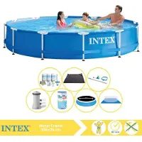 Intex Frame Pool Rund - 366x76 cm - 8-teilig S31588