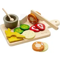 PlanToys Holzspielzeug Käse&Charcuterie Brett