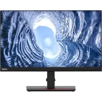 Lenovo ThinkVision T24h-20, 60,5 cm (23.8"), 2560 x 1440 Pixel, Quad HD, LCD, 6 ms, Schwarz