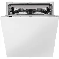 Whirlpool WIC 3C34 PFE S, Voll integriert, Standardgröße (60 cm), Silber, 1,3 m, 1,55 m, 1,5 m