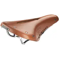 Brooks B17 S Imperial, Fahrradsattel, Track, Braun, Einfarbig, Leder, 17,6 cm