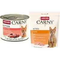 Animonda Carny Kitten Nassfutter mit Rind und Pute getreidefrei 12x200 g