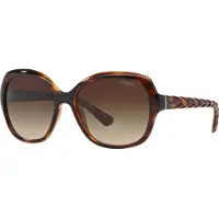 Vogue eyewear VO2871S Damen-Sonnenbrille Vollrand Quadratisch Kunststoff-Gestell, braun