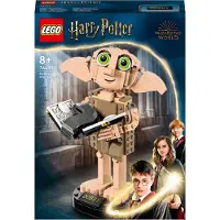 LEGO 76421 Harry Potter Dobby der Hauself Set, bewegliche ikonische Figur, Spielzeug, Schlafzimmer Accessoire & Deko, Charakter-Sammlung, Geschenk für Mädchen, Jungen, Teens und alle Fans ab 8 Jahren