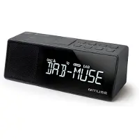 Muse M-172 DBT, Digitaler Wecker, Schwarz, Unisex, LCD, Akku, AAA