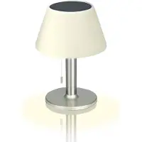 DS Produkte EASYmaxx MAXXMEE LED Solar Tischlampe In- & Outdoor zwischen 4-8 Stunden Leuchtdauer Warmweißes LED Leuchte Leselampe Büro Nachttisch Schreibtisch