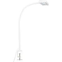 Briloner LED Klemmleuchte Tageslicht Kabelschalter 7,5 W weiß Metall-Kunststoff