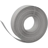 vidaXL Rasenkante Grau 10 m 15 cm Polyethylen