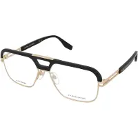 Marc Jacobs Herren MARC 677 RHL Rahmen von BRILLEN Metall Gold / Schwarz Quadratisch