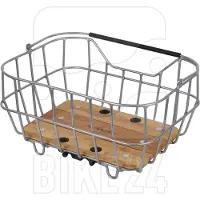 Racktime System Korb Baskit Breeze 22ltr 47x33x24cm, silber, inkl. SnapitAdapter
