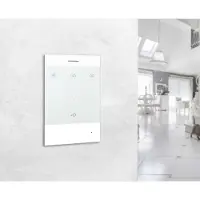 Balter EVO Aufputz Video Türsprechanlagen Silber/Weiß Set 3 Familienhaus Silber 3x Talk
