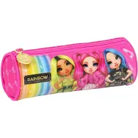 Rainbow High Schulmäppchen in Zylinderform Pink (20 x 7 x 7 cm)