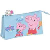 Safta Peppa Pig Mäppchen Blau Mann Blau One Size