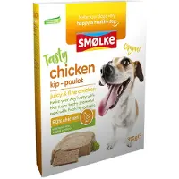 Smolke Smølke Tasty Chicken Frisch gedämpftes Huhn Nassfutter für den Hund