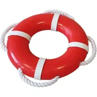 Nobby Rettungsring mit Seil - 15 cm