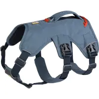 Ruffwear 30103-413S2, Hund, Westengeschirr, XXS, Blau, Nylon, Polyester, Einfarbig