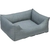 Beeztees Liegebett Sofixa - Hundekorb - Grau - 65x60x20 cm