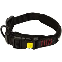 Beeztees Parinca Premium - Halsband - Nylon - Schwarz - 55-60 cm x 30 mm