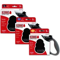 Kong Retractable Leash Terrain - Rot - L