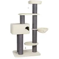 Canadian Cat Company Kratzbaum Maine Coon 209 · beige · XXL mit Ø20 cm Sisalsäulen