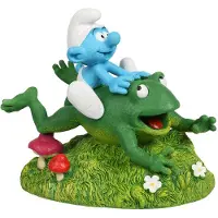 Diverse Smurf With Frog Figur