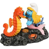 Diverse Smurfette With Seahorse Figur