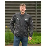 Büse Bari Textiljacke Herren Polyestergewebe schwarz, 52