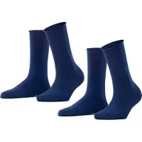 Falke Socken Happy Damen Royal Blue (2er-Pack)-Schuhgröße 39 - 42