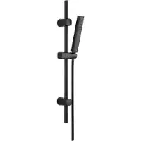 Loge Design Brauseset mit Duschstange Schwarz