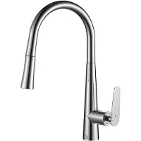 Laveo Design Spültischarmatur stehend mit herausziehbarem Auslauf Chrom