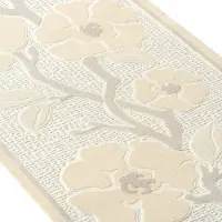 A.S. Création Bordüre "Only Borders 11" floral geblümt natürlich strukturiert Blumen-Tapete Bordüre Blumen Borte Wohnzimmer Schlafzimmer Küche Optik