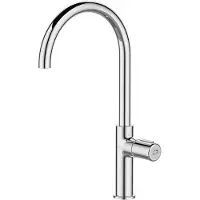 Laveo Design Spültischtischarmatur stehend mit U-Auslauf Chrom