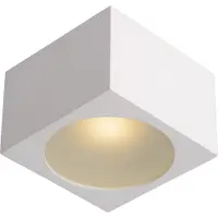 Lucide Badezimmer Deckenleuchte in weiß, 90x90mm