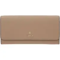 Furla Portemonnaie - Furla Camelia Continental Wallet - Gr. unisize - in Taupe - für Damen