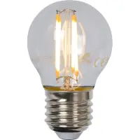 Lucide LED Filament Lampe E27 Tropfen - P45 4W 400lm 2700K dimmbar Einerpack