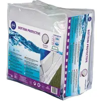 Gre Accessories MPROV730, Bodentuch, Weiß, Polyester, Rechteckig, 7,3 m, 3,75 m