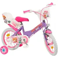 Toimsa Kinderfahrrad Paw Patrol Skye Fahrrad Mädchen 14 Zoll