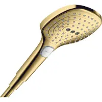 Hansgrohe Raindance Select E Handbrause 120, 3 Strahlen, gebürstete Goldoptik