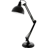 Eglo Büroleuchte BORGILLIO schwarz, E27 max. 1X60W